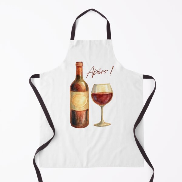 Item preview, Vintage Watercolor – Aperitif! Red Wine designed and sold by Jynnie.