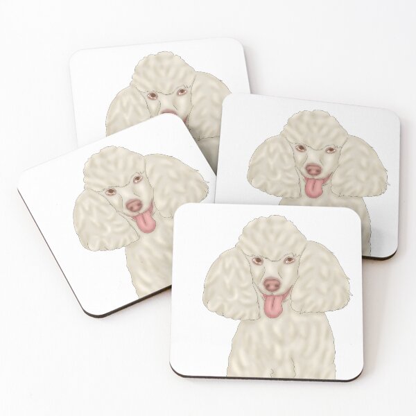 Item preview, French Poodle – Cute Semirealistic Dog Design designed and sold by Crack-in-Colors.