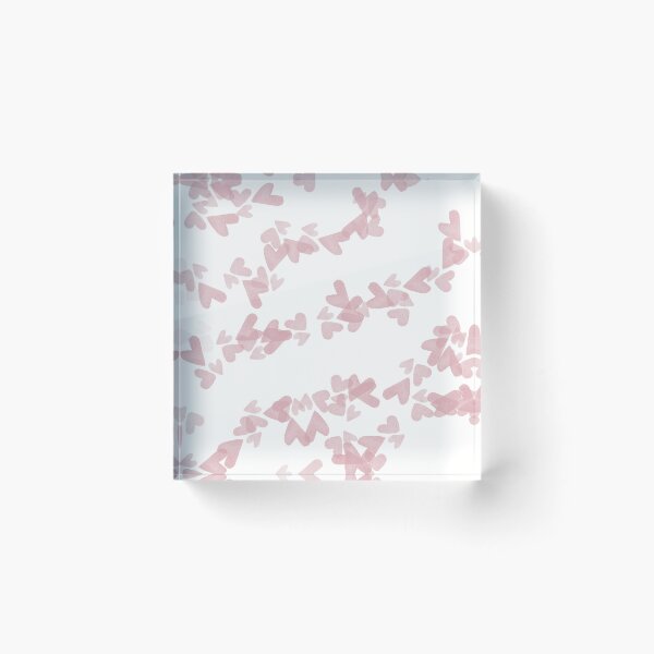Item preview, Triple Hearts Watercolor Pattern designed and sold by Dreambigdigital.
