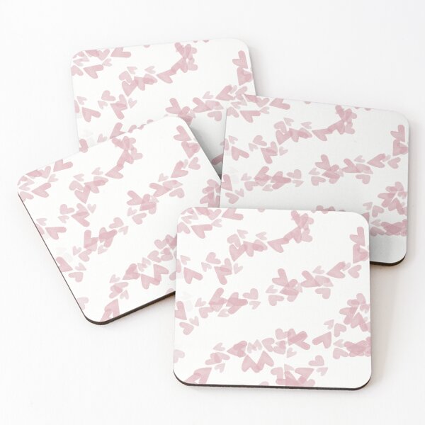 Item preview, Triple Hearts Watercolor Pattern designed and sold by Dreambigdigital.
