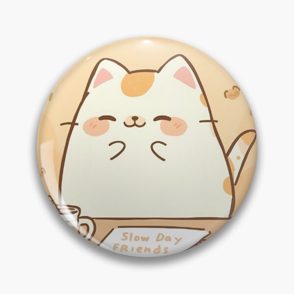 Item preview, Cute Chubby Cat Doodling Café Menu with Crayon | Cozy Pastel Japanese Style Art designed and sold by SlowDayFriends.