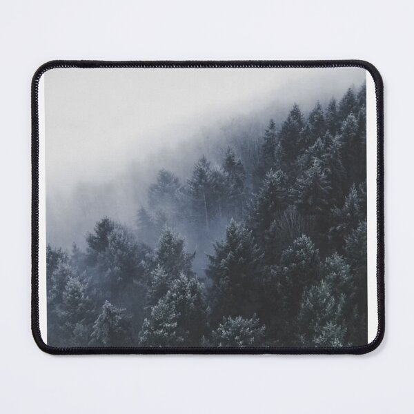 Item preview, Misty Dark Trees Photographic Print designed and sold by Mother-Nature65.