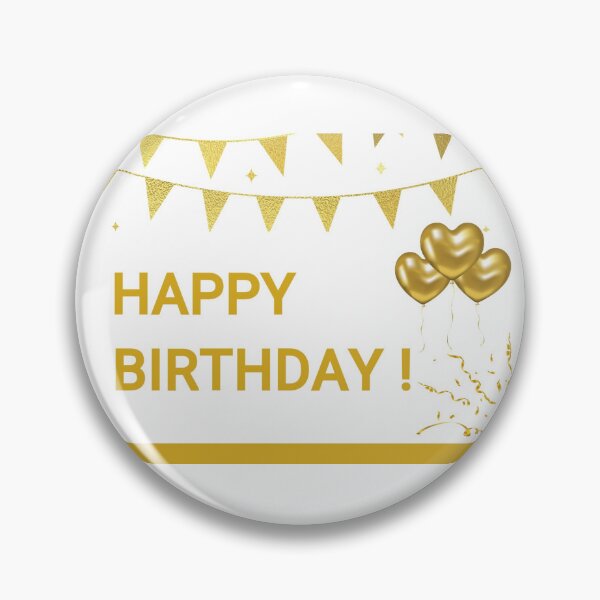 Item preview, Gold Celebration Birthday Card – Balloons & Sparkles designed and sold by katerin17.
