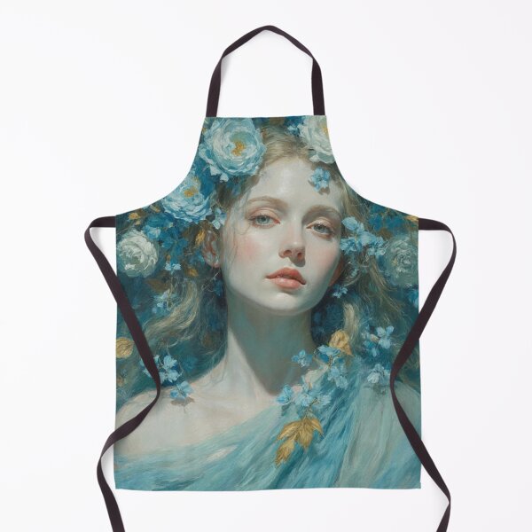 Item preview, Whisper of the Night – Blue Blooming Goddess designed and sold by joycrysstudio.