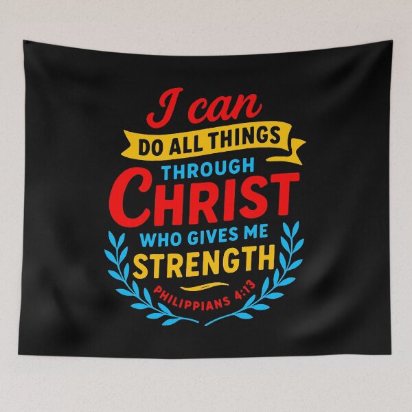 Item preview, Philippians 4:13 I can do all things through Christ who gives me strength designed and sold by plushism.