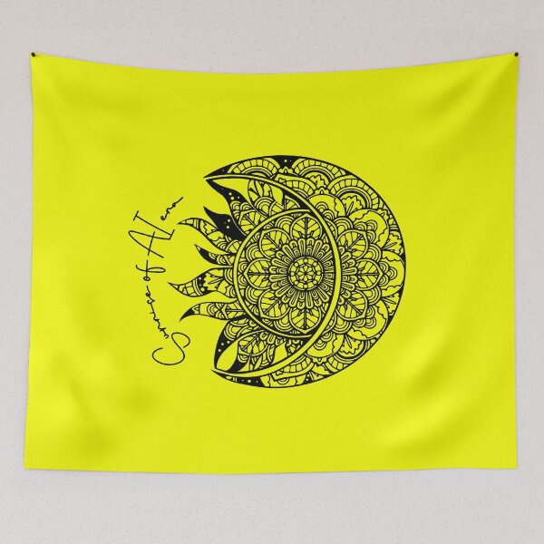 Item preview, Mandala - Sunrise of AI era designed and sold by Doodle-Bloom.