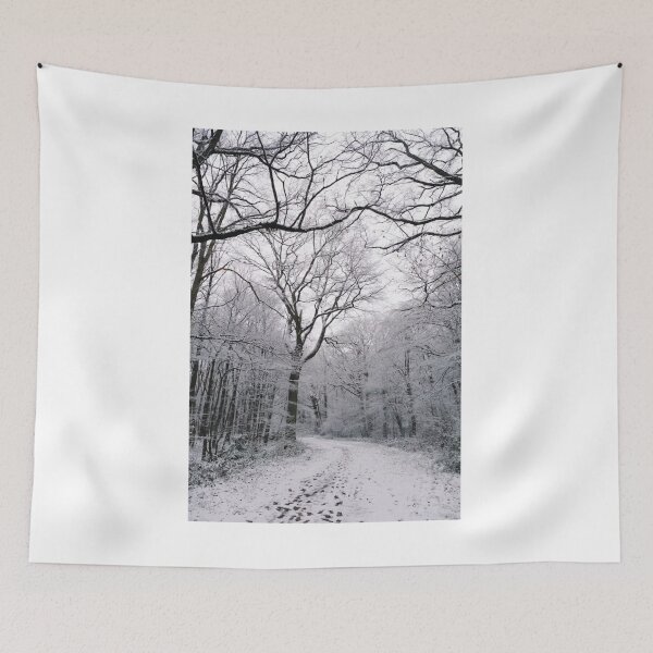 Item preview, Winter Snow Path Trees Photographic Print designed and sold by Mother-Nature65.