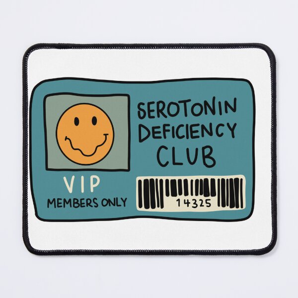 Item preview, Serotonin deficiency club membership card designed and sold by aziza-doodles.
