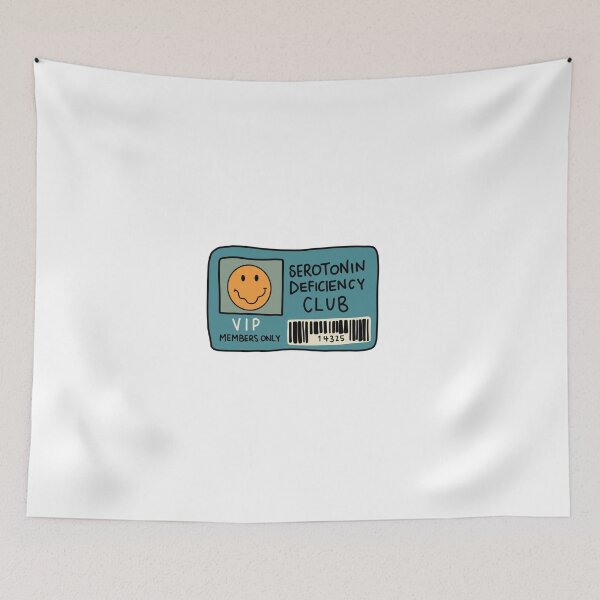 Item preview, Serotonin deficiency club membership card designed and sold by aziza-doodles.