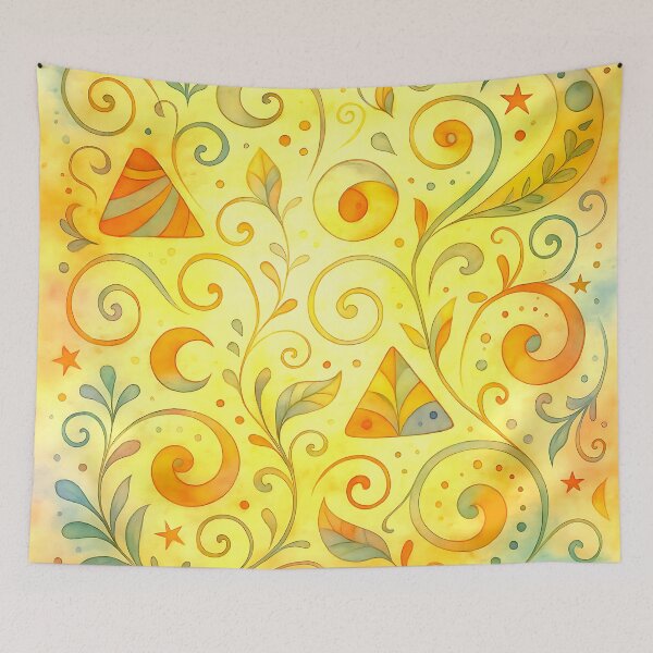 Artikelvorschau, Pastel Water Colour Pattern entworfen und verkauft von Aurea Geometry.