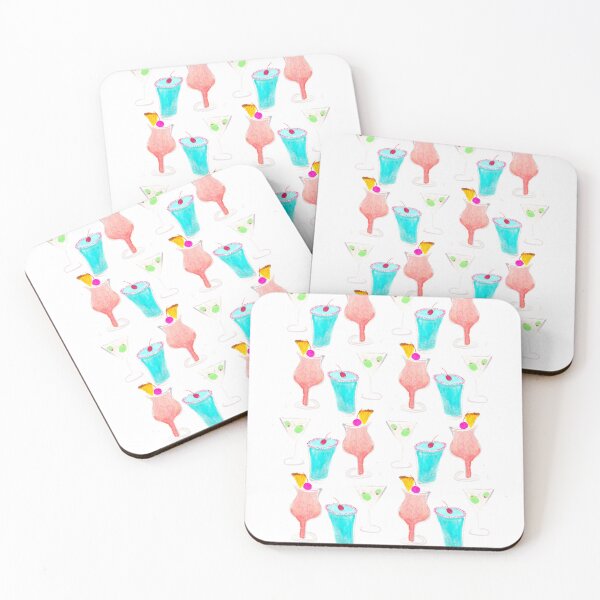 Item preview, Let’s Drink Cocktails Pattern designed and sold by Dreambigdigital.