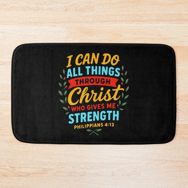 Item preview, Philippians 4:13 I can do all things through Christ who gives me strength designed and sold by plushism.