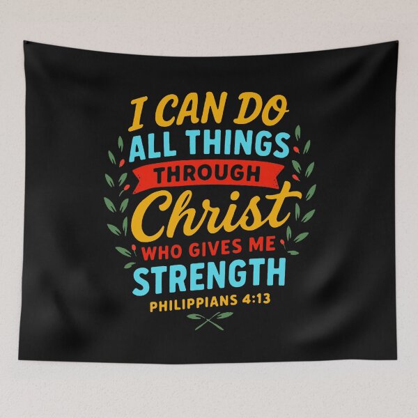 Item preview, Philippians 4:13 I can do all things through Christ who gives me strength designed and sold by plushism.