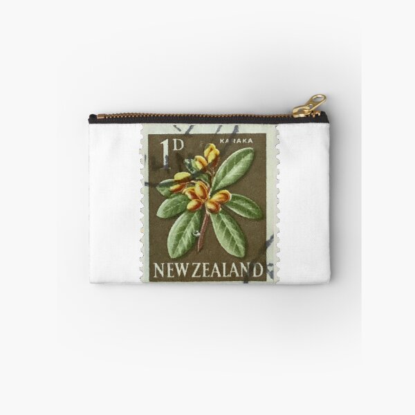 Item preview, Vintage New Zealand Karaka Tree Postage Stamp designed and sold by red-amber65.