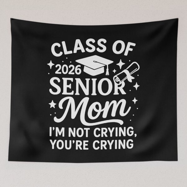 Item preview, Proud Senior Mom Class of 2026 I'm Not Crying You're Crying designed and sold by hemagamo.