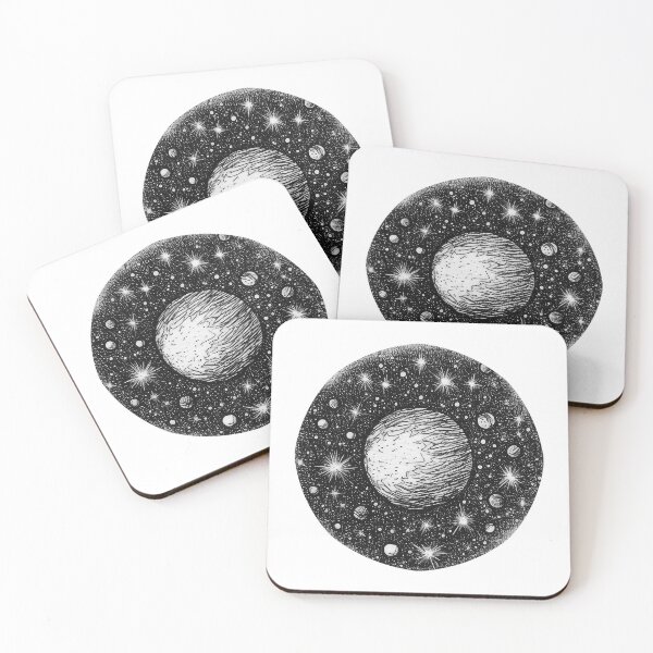 Item preview, Orbiting a Giant Planet in Deep Space designed and sold by rainseedart.