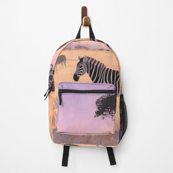 Item preview, Zebras in the steppe, watercolor designed and sold by Mauswohn.