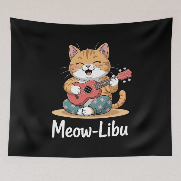 Item preview, Cat Kitten Kitty Playing Ukulele Gift Men Women designed and sold by TechnicalSara.