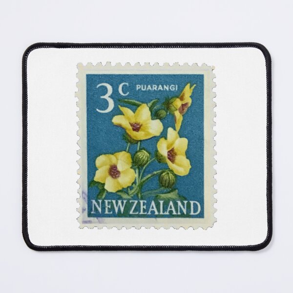 Item preview, New Zealand Flower Of An Hour Puarangi Postage Stamp designed and sold by red-amber65.