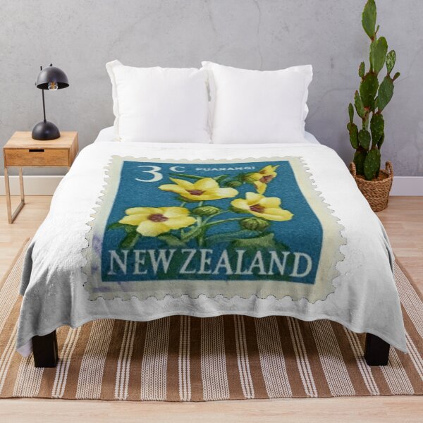 Item preview, New Zealand Flower Of An Hour Puarangi Postage Stamp designed and sold by red-amber65.