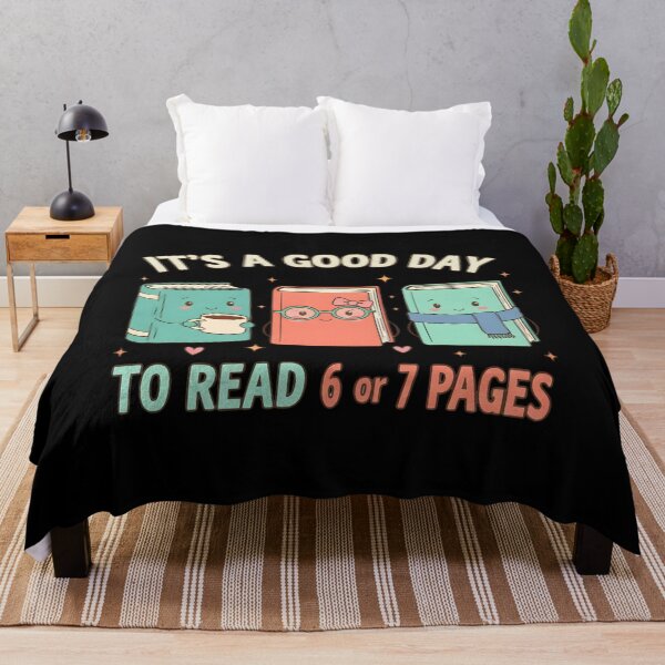 Item preview, It's A Good Day to Read 6 or 7 Pages Six Seven Meme Reading designed and sold by BakeryDozen.