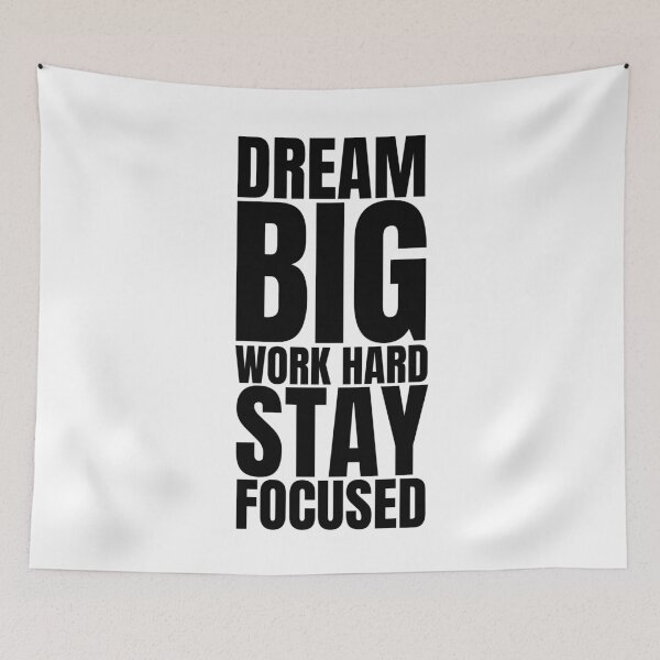 Item preview, Dream big work hard stay focused designed and sold by Dondonmart.