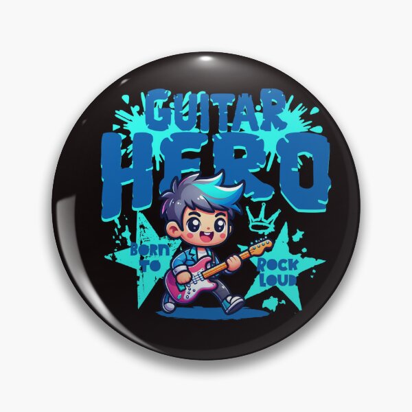 Item preview, Chibi Guitar Hero: Born to Rock Loud designed and sold by finkelart.