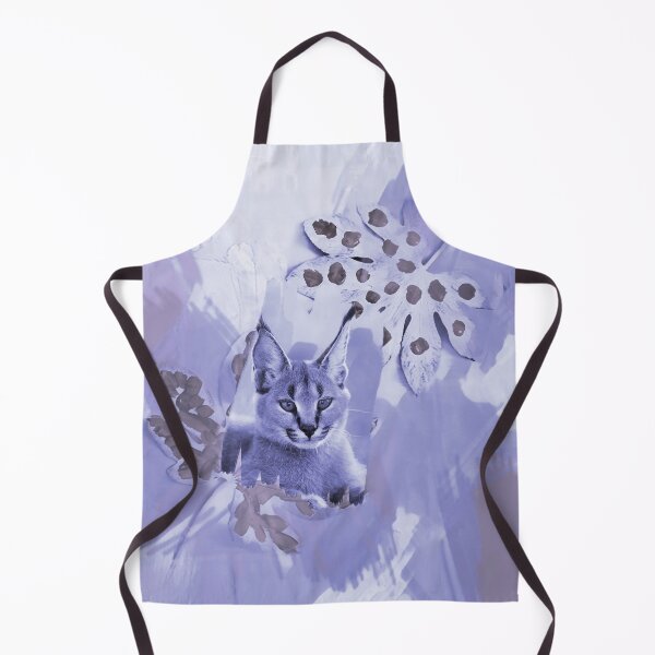 Item preview, CARACAL IN LEAVES IN SHADES OF DUSTY PURPLE, VIOLET, MAUVE AND TAUPE designed and sold by Most1234.