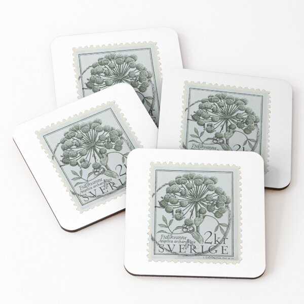 Item preview, Vintage Sverige Sweden Norwegian Angelica Postage Stamp designed and sold by red-amber65.
