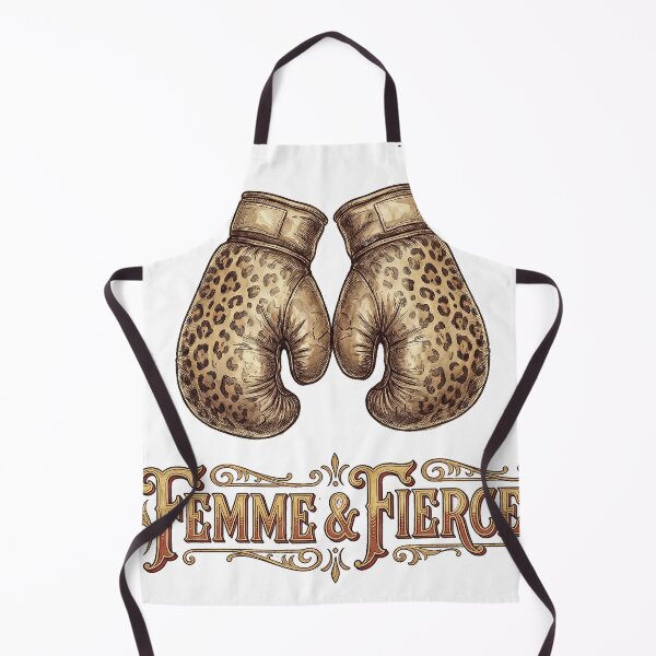 Item preview, Femme & Fierce - Vintage Leopard Print Boxing Gloves designed and sold by Hen-C-Art.