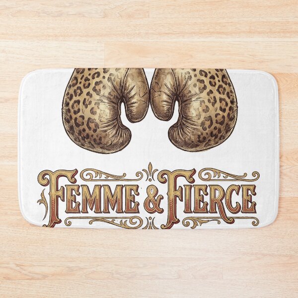 Item preview, Femme & Fierce - Vintage Leopard Print Boxing Gloves designed and sold by Hen-C-Art.