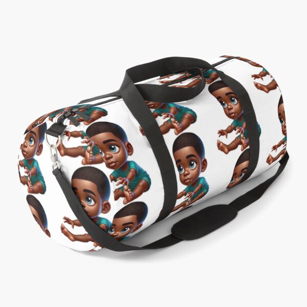 Item preview, Cute Melanin Baby Sitting – Big-Eyed Adorable Toddler Art designed and sold by Lulunza.