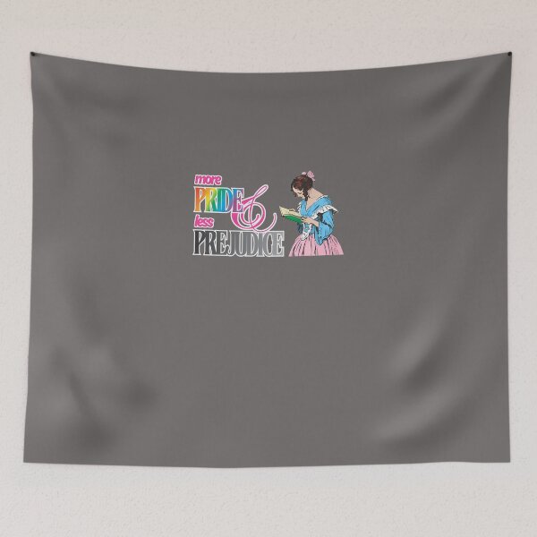 Item preview, MORE PRIDE LESS PREJUDICE T-SHIRT designed and sold by SaishaCram.