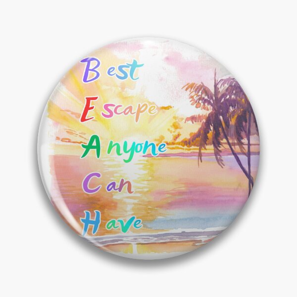 Item preview, B.E.A.C.H. Tropical palm beach escape designed and sold by artshop77.
