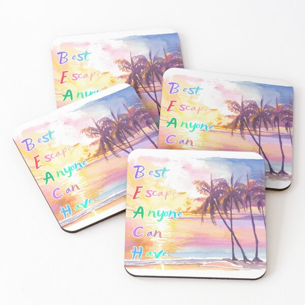 Item preview, B.E.A.C.H. Tropical palm beach escape designed and sold by artshop77.