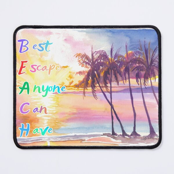 Item preview, B.E.A.C.H. Tropical palm beach escape designed and sold by artshop77.