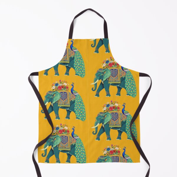 Item preview, Elephant & Peacock Art designed and sold by HappySproutArt.