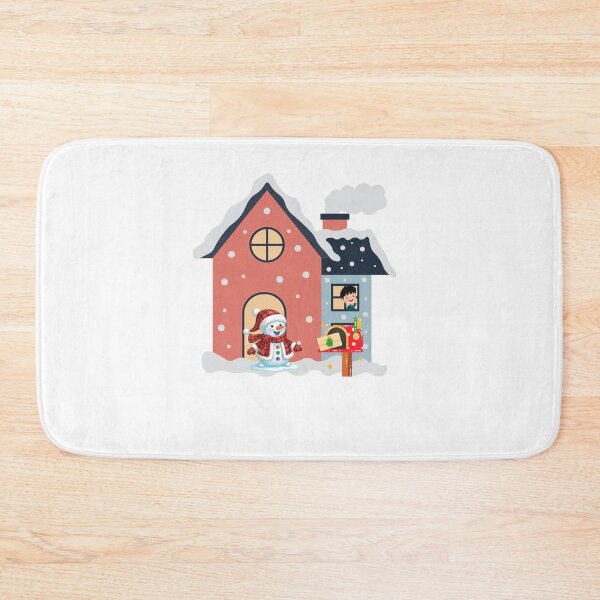 Item preview, Cute Snowman at the Mailbox designed and sold by ankeyhooba.
