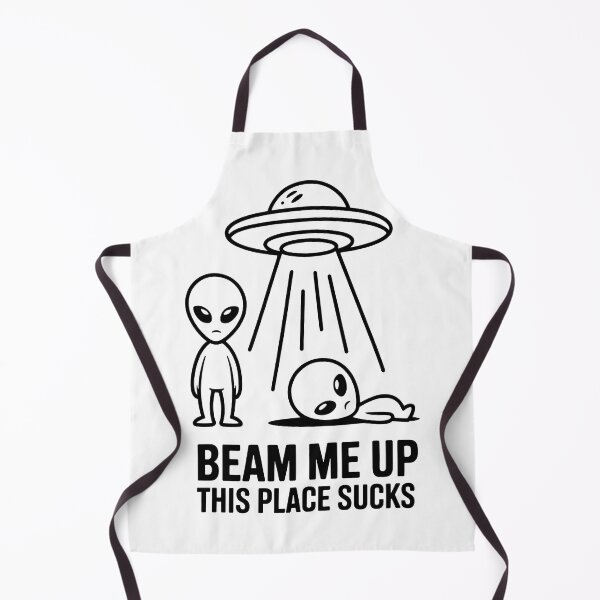 Item preview, Beam Me Up This Place Sucks – Minimalist Alien Line Art Shirt designed and sold by WSPrintCrafter.