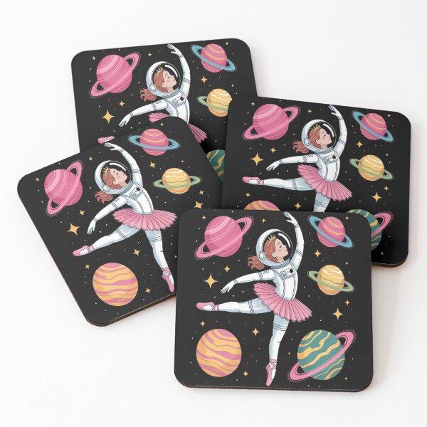 Item preview, Ballerina Astronaut Space Dancing Dance Girl designed and sold by CottonCandyPrin.