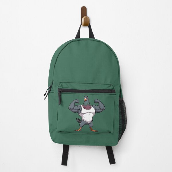 Item preview, Bulky Gym Bro Pigeon – Alpha Bird Power Pose designed and sold by Ivy-Triggs.