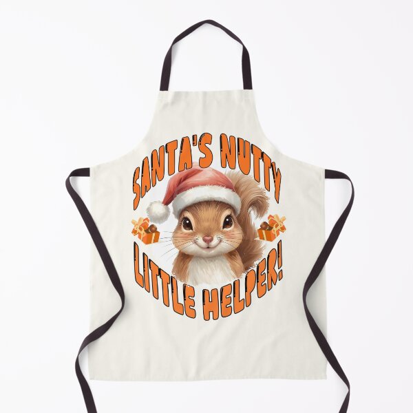 Item preview, Santa’s Nutty Little Helper – Cute Christmas Squirrel Illustration designed and sold by TestudoDesign.