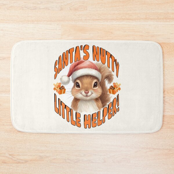 Item preview, Santa’s Nutty Little Helper – Cute Christmas Squirrel Illustration designed and sold by TestudoDesign.