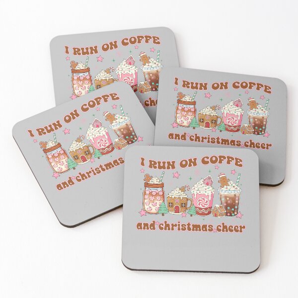 Item preview, I Run on Coffee And Christmas Cheer Merry Xmas designed and sold by ArleneRowe.