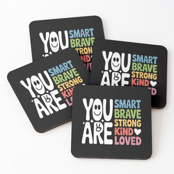 Item preview, You Are Smart Brave Strong Kind Loved Motivation Teacher designed and sold by mandiana.