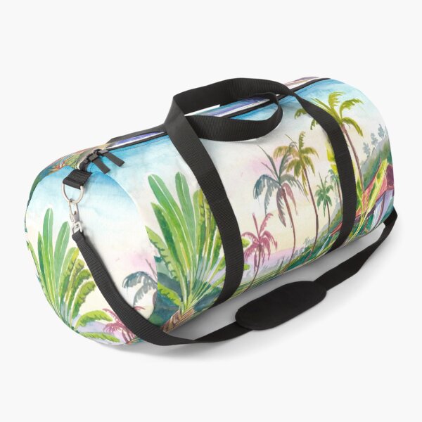 Item preview, Serene Bali Pool Hideaway Retreat with Palms and Ravenala Madagascariensis designed and sold by artshop77.