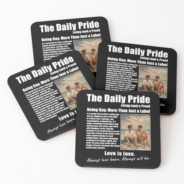 Item preview, The Daily Pride - Article Style Gay Design designed and sold by outandworn.