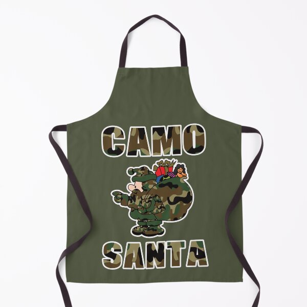 Item preview, Camo Xmas Camouflage Santa designed and sold by MimsTees.