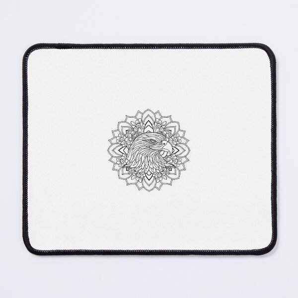Item preview, Decorative Eagle Mandala Line Art designed and sold by akshaysury.
