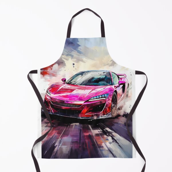 Item preview, Vivid sports car sliding through clouds of paint and smoke designed and sold by RevUpDesign.
